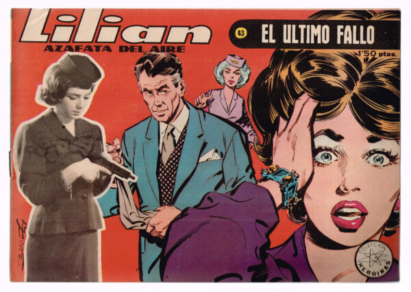 Lilian, Azafata del Aire. Nº 43  El Ultimo Fallo.  Ibero Mundial de Ediciones 1960