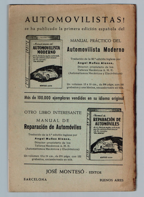 Guia del Automovilista Práctico. tomo IV Sistema Eléctrico del Automóvil  1951 - Imatge 2