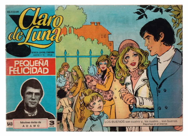 Claro de Luna Nº 543  Pequeña Felicidad.  Ibero Mundial de Ediciones 1959
