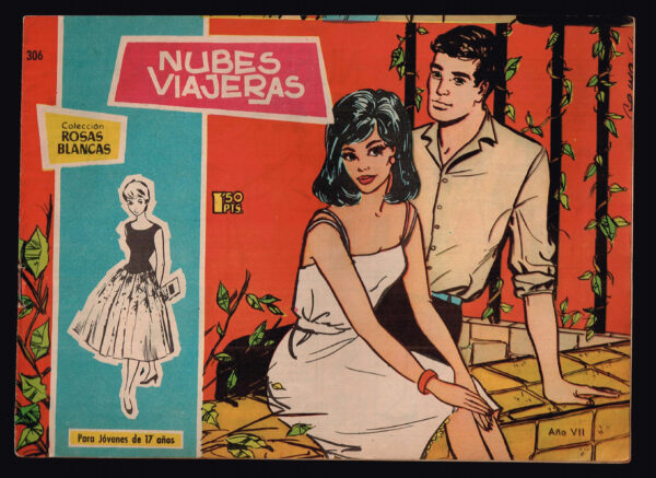 Rosas Blancas Nº 306  Nubes Viajeras. Ediciones Toray 1964