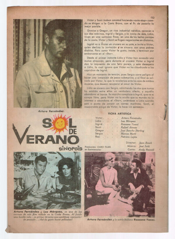 Romántica revista juvenil Femenina Nº 150  Ibero Mundial de Ediciones  1961 - Imatge 2