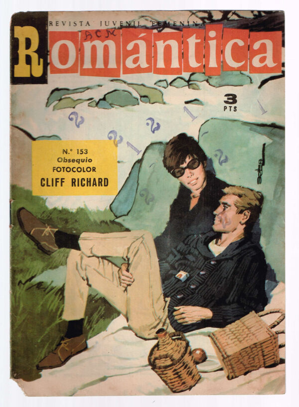 Romántica revista juvenil Femenina Nº 153  Ibero Mundial de Ediciones  1961