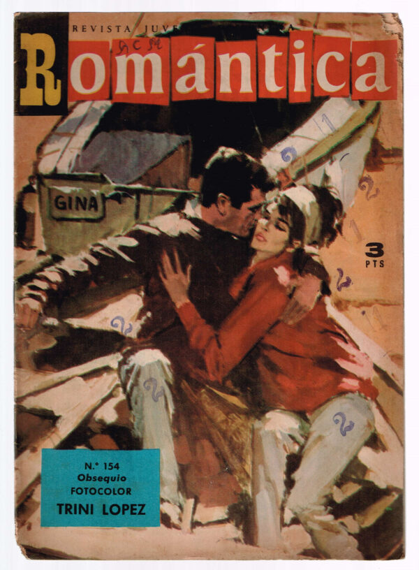 Romántica revista juvenil Femenina Nº 154  Ibero Mundial de Ediciones  1961
