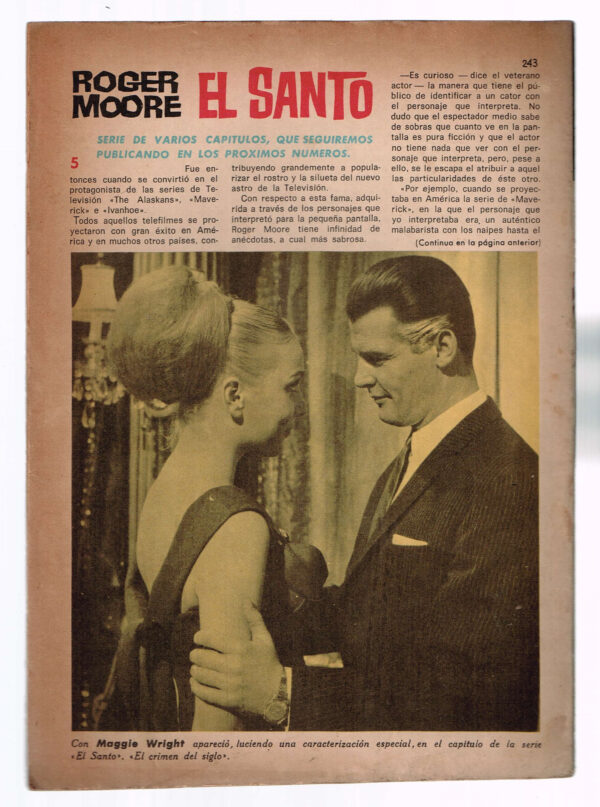 Romántica revista juvenil Femenina Nº 243  Ibero Mundial de Ediciones  1961 - Imatge 2