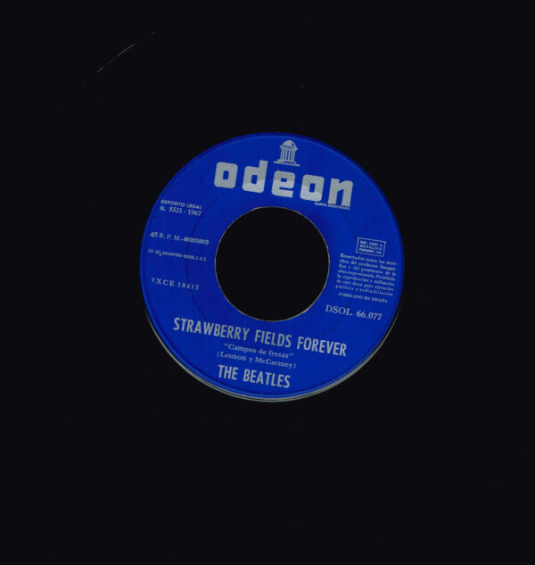 The Beatles. Strawberry Fields Forever. DSOL 66.077  Odeon 1967 Disco